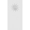 Ekena Millwork Standard Foster Spiral Plinth Block With Square Edge, 2 1/2"W x 5"H x 3/4"P PBP025X050X075FOS12 - alternate 3